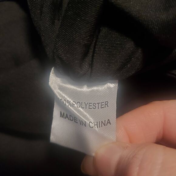 That's So Fetch Australia US Size 6 Wide Leg Side Cut out hearts black pants - Picture 8 of 12